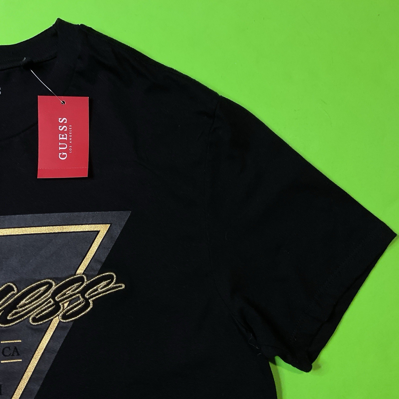 GUESS Los Angeles Men’s Short Sleeve T-Shirt Size LARGE Black 100% Cotton NEW gallery