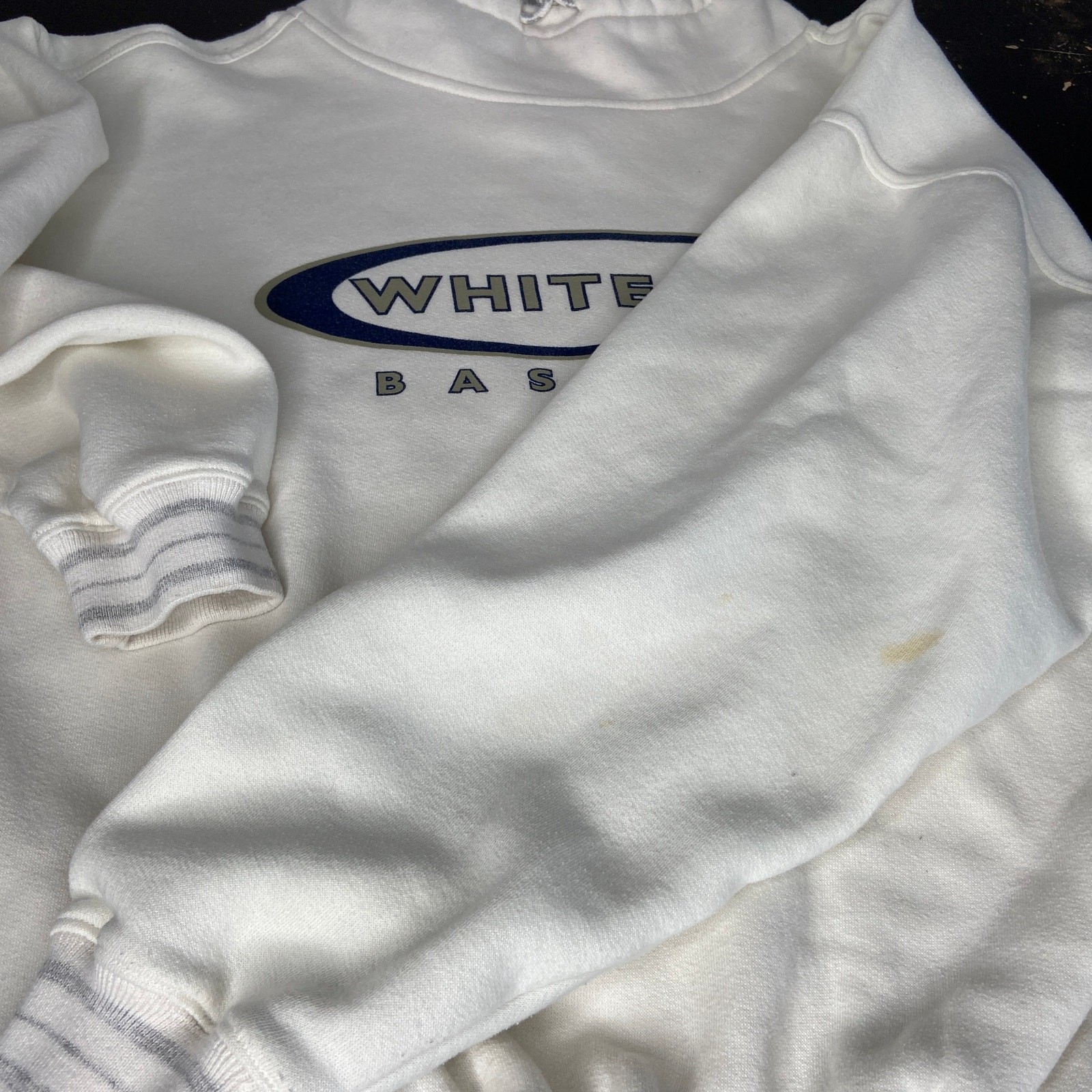 Vintage Whitecaps Baseball Mock Neck Sweatshirt - Adult Size M gallery