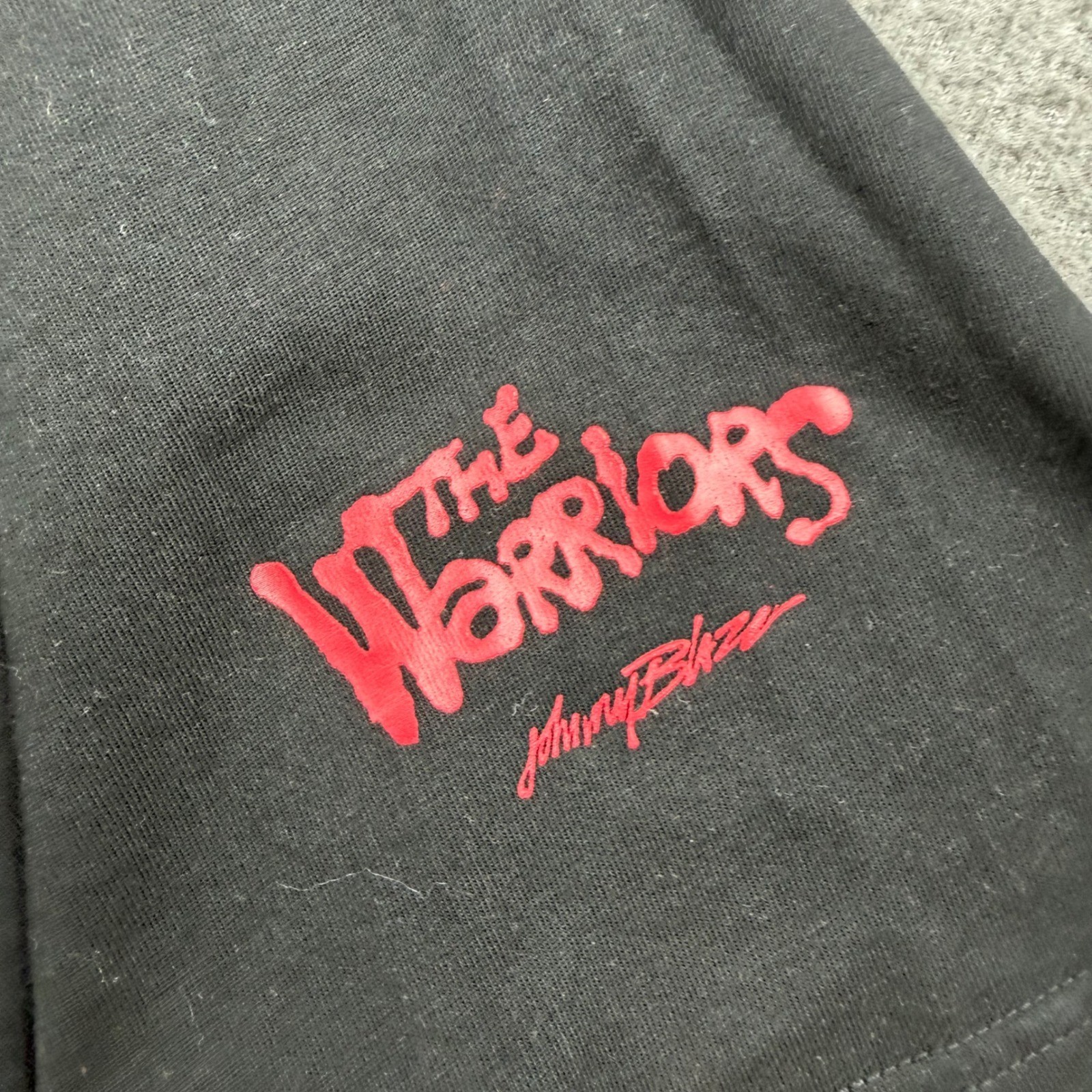 Johnny Blaze T-Shirt Men XXL Black The Warriors Electric Eliminators Graphic Tee gallery