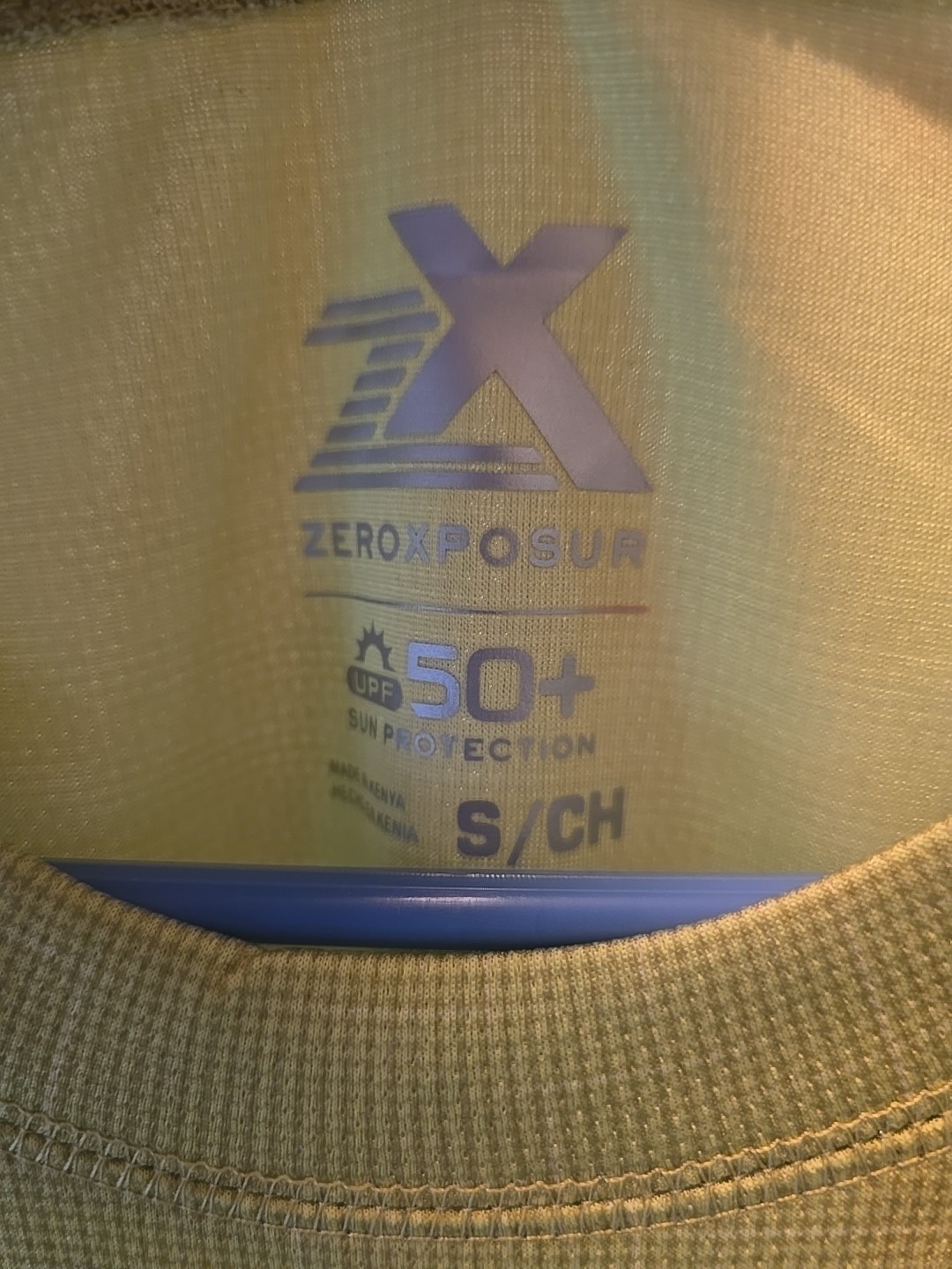 NEW Men's Zeroxposur Sun Protection Top Lime Dione Small $48.00 Retail NWT gallery
