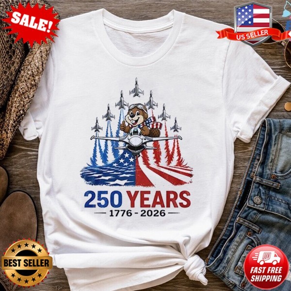 Buc-ees 250 Years 1776-2026 Patriotic 4th of July Graphic T-Shirt S-5XL