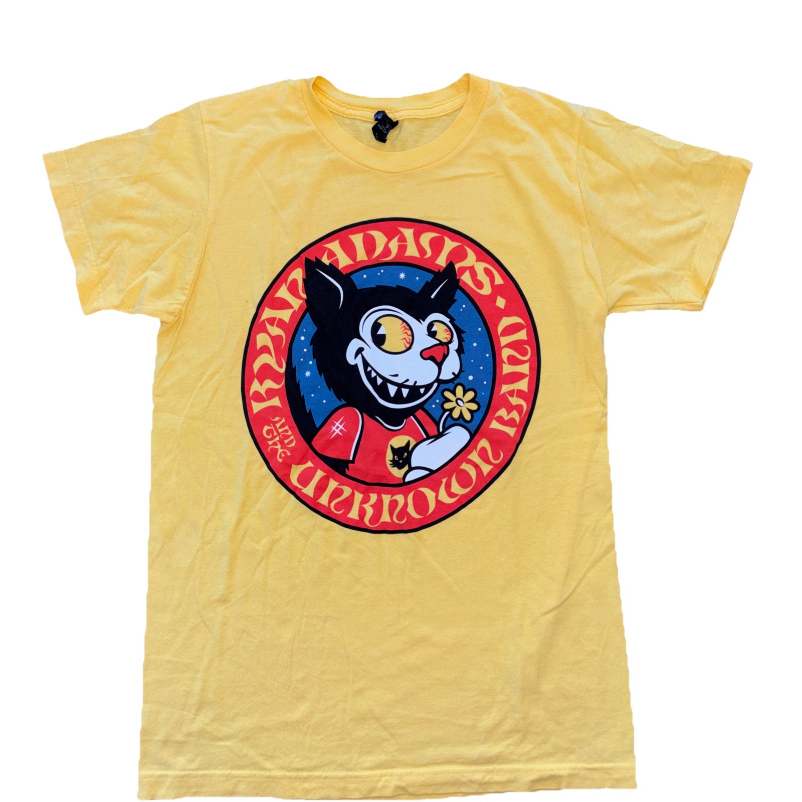 Ryan Adams And The Unknown Band Concert T Shirt Men’s Small Yellow gallery