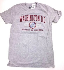 Stellar Washington DC T-shirt Size M Medium Gray District of Columbia Cotton