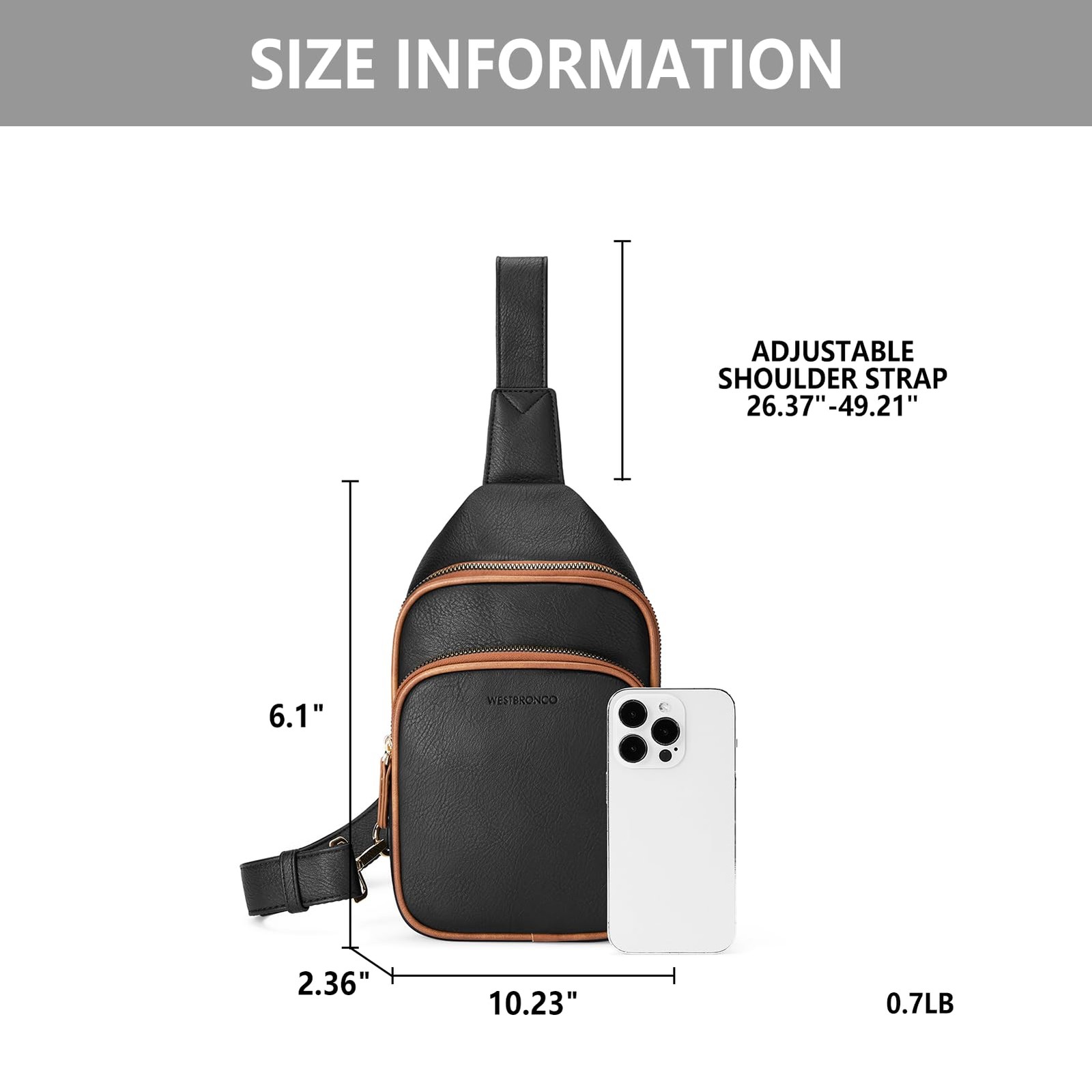 Small Sling Bag for Women Nylon Crossbody Backpack Lightweight Travel Casual gallery