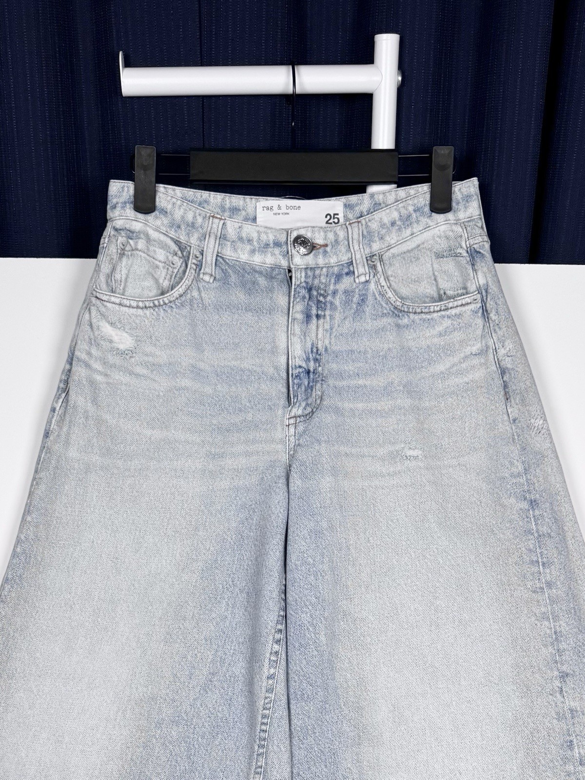 RAG & BONE Miramar Sofie Wide Leg Cotton Sweatpants (Jeans) 25 - Inseam 26.5" gallery