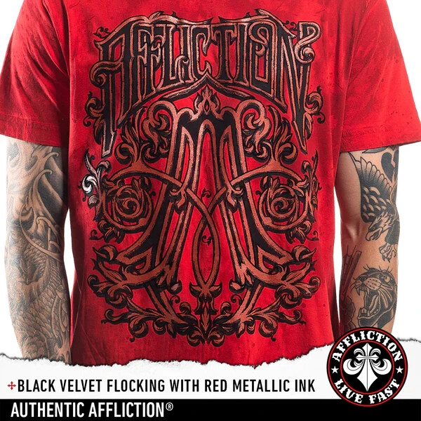 Affliction Clothing Men’s Premium “BERKSHIRE” Short Sleeve T- Shirt; NWT Size: M gallery
