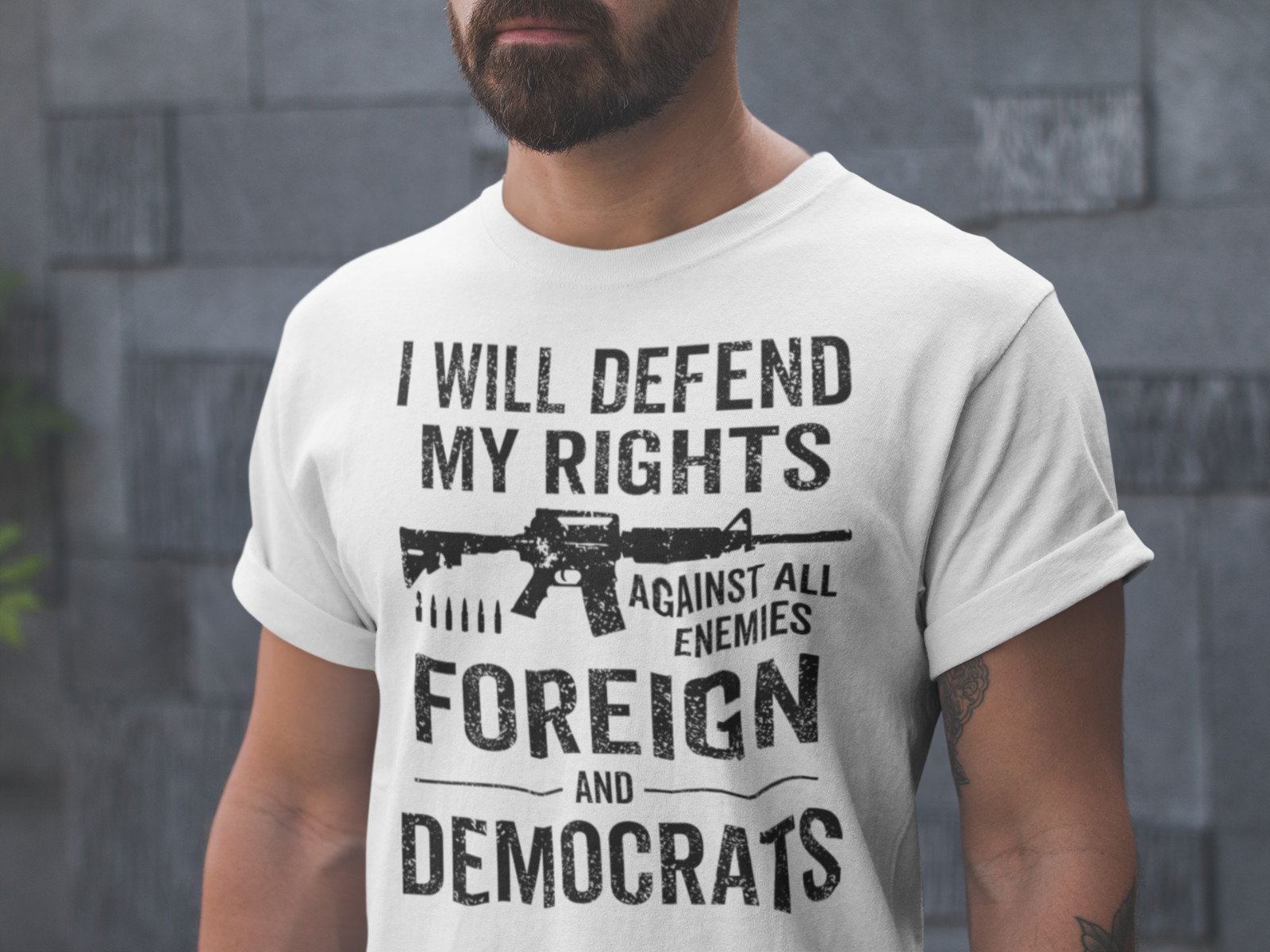 Mens Pro Gun 2nd Amendment USA Political T-Shirt Patriotic Shirts for Men gallery
