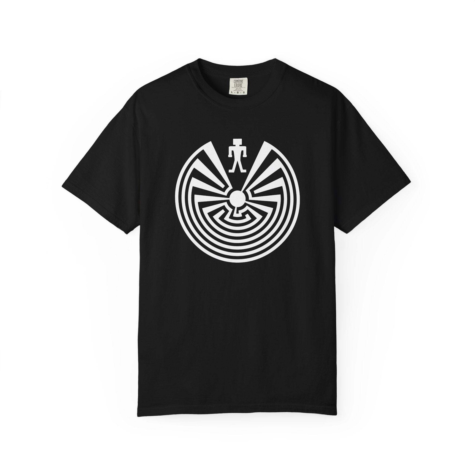 Man In The Maze T-Shirt | I’itoi Native American Symbol Comfort Colors Tee