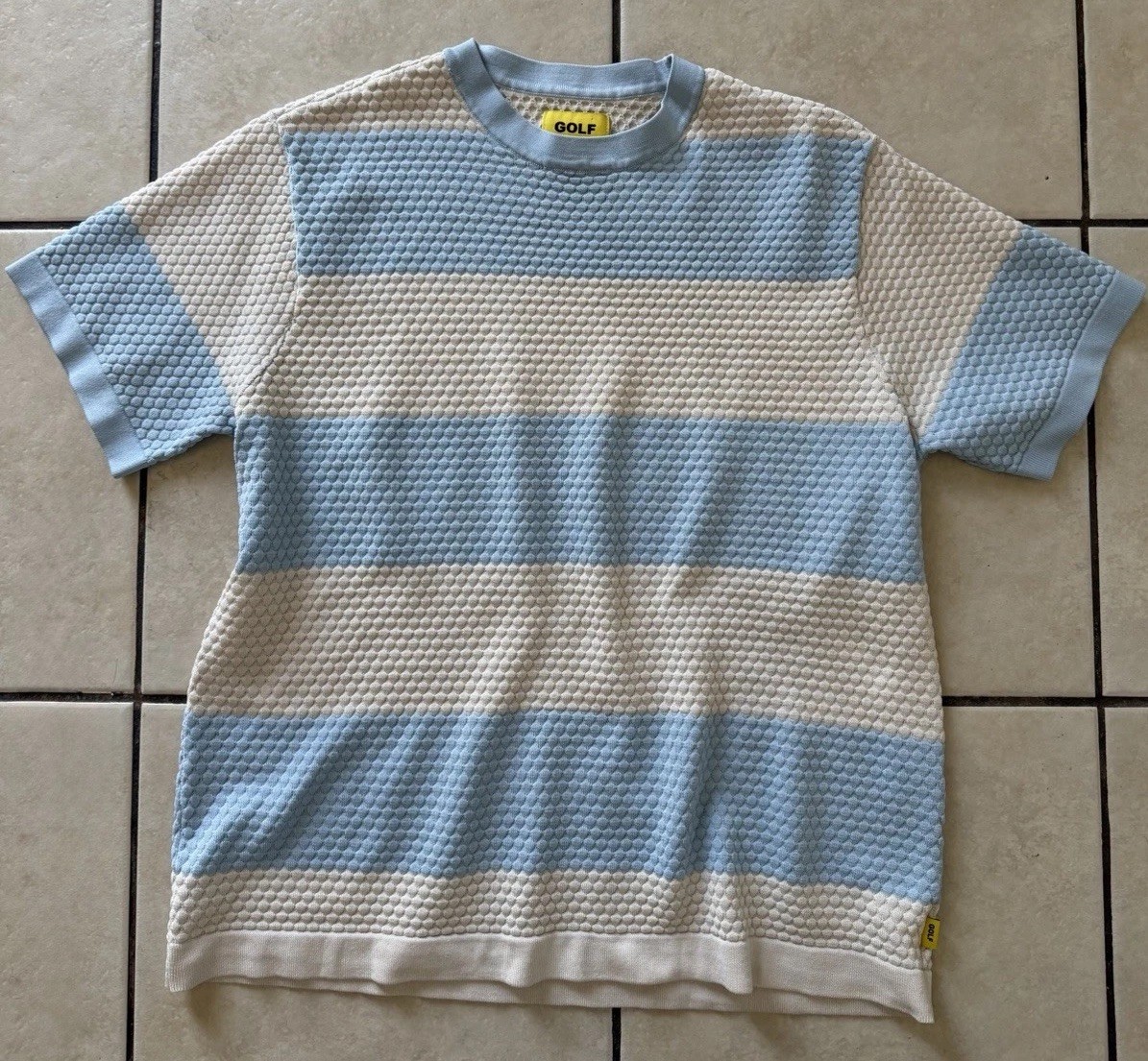 GOLF WANG scale knit top (starlight combo) from the SS23 Collection gallery