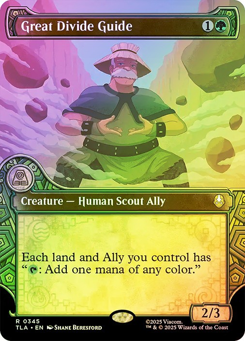 MTG FOIL Great Divide Guide Showcase – Avatar: The Last Airbender #345