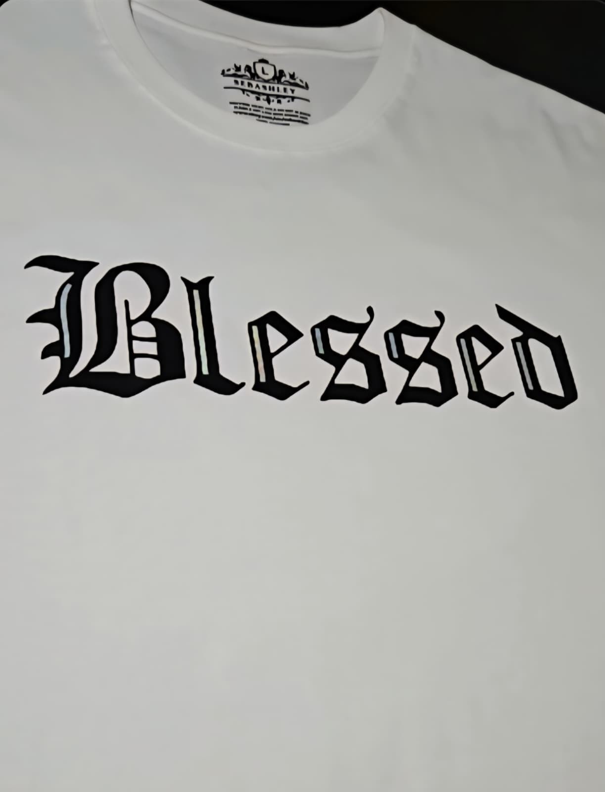 Sebashley Blessed T-shirt 100% Thick Cotton in Various Sizes High Quality gallery