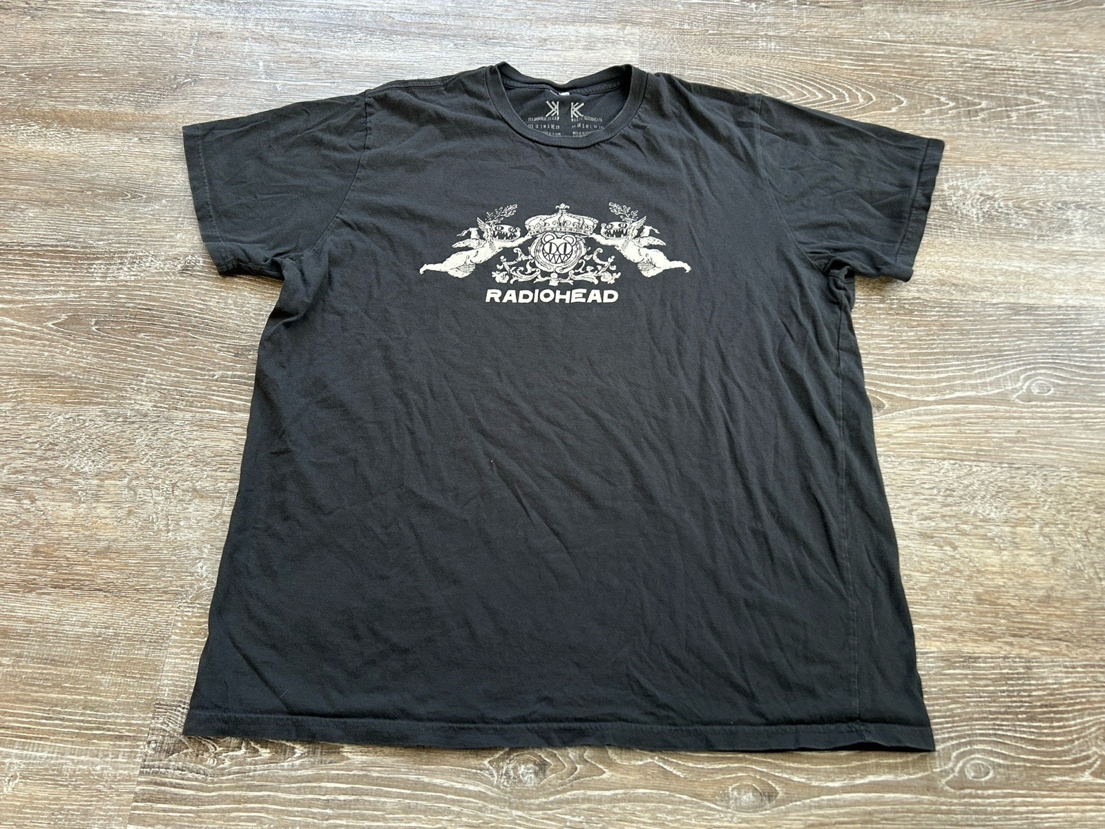Radiohead Tour Band T Shirt 2018 North America Cities XXL Waste Crest Adult