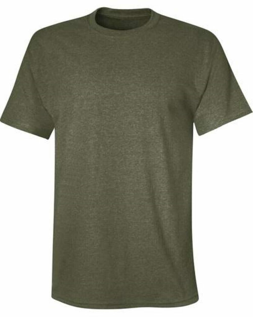 Hanes Mens Ultimate X-Temp T-Shirt Size XL Crew Neck Short Sleeve Heather Green gallery