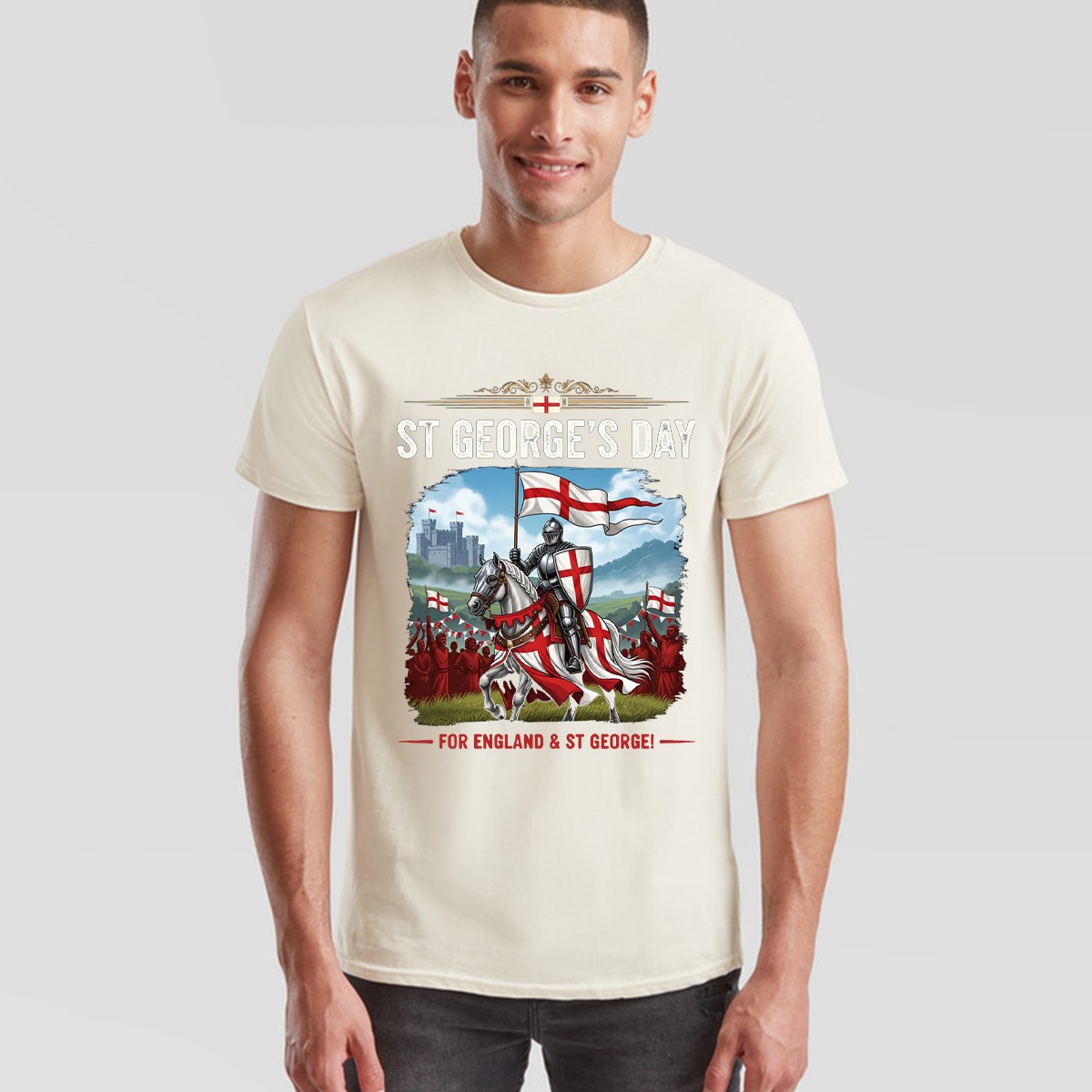 St Georges Day Outfit Idea Unisex Knight Horse Saint George Tshirt gallery