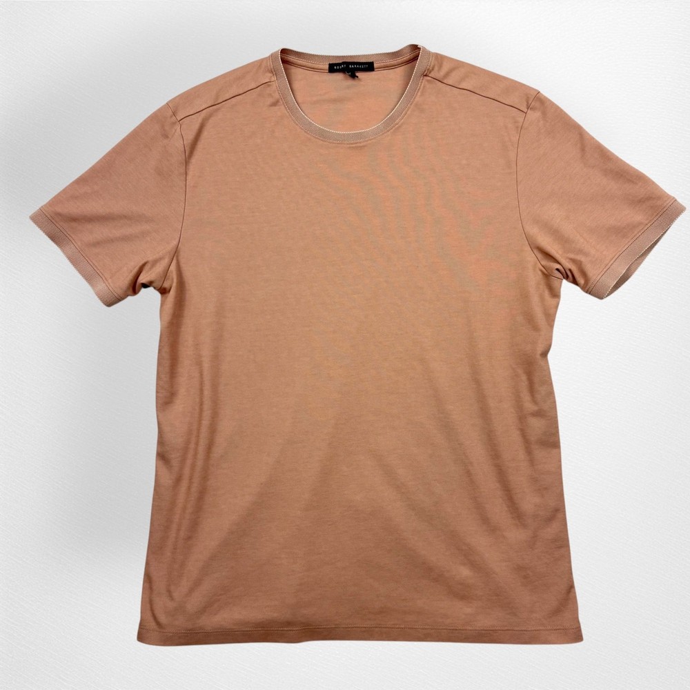 Robert Barakett Men’s Short Sleeve Pima Cotton Blend Size L Casey SS Crew