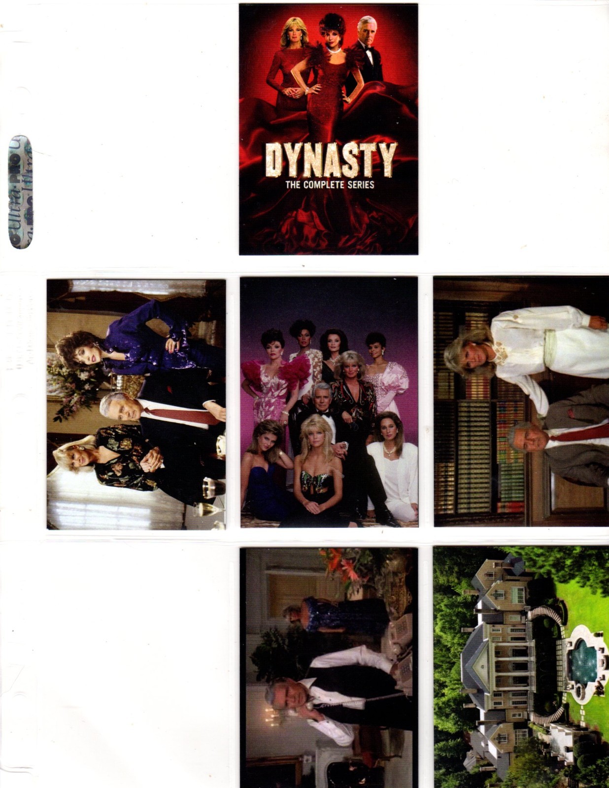 DYNASTY   TV SHOW    CUSTOM   NOVELTY TRADING CARD 6 CARDS   SET
