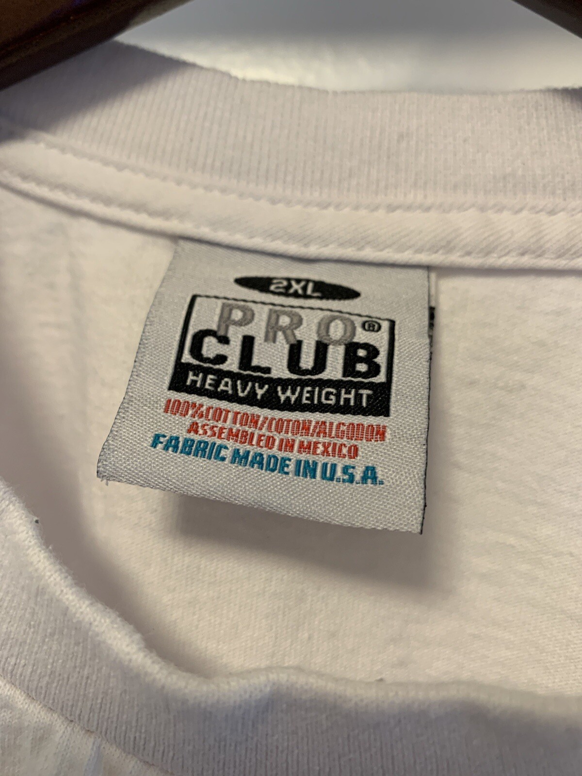 1 NEW PROCLUB LT XL HEAVY WEIGHT T-SHIRT PLAIN TEE PRO CLUB COLOR BLANK gallery