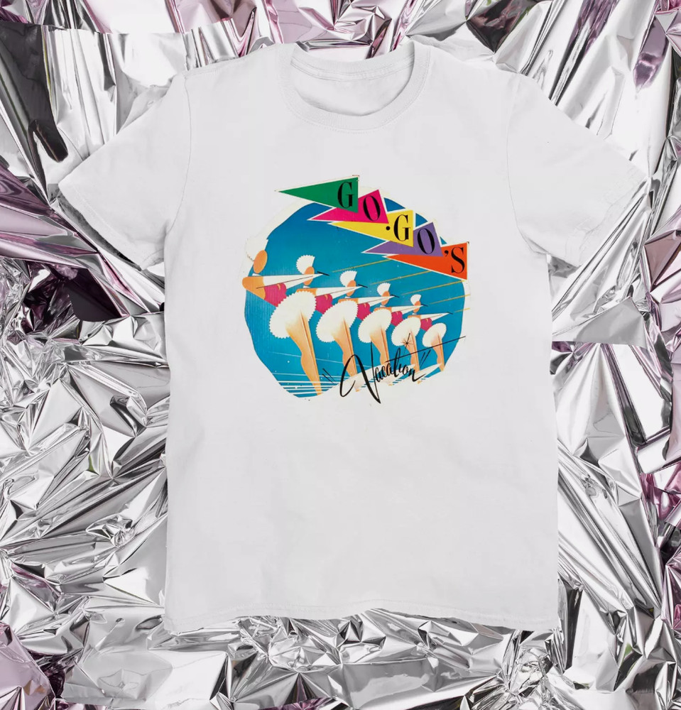 New The Go Gos Vacation White Unisex T-Shirt