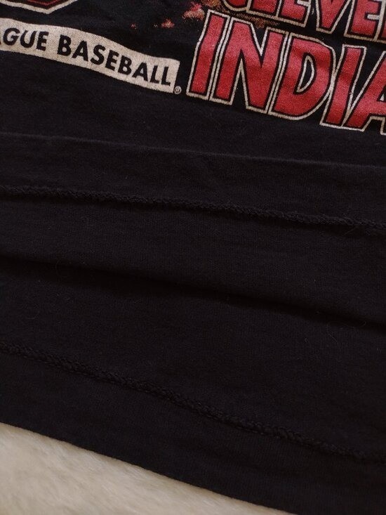 Vintage Artex Men's T-Shirt Cleveland Indians 1995 World Series Single Stitch M gallery