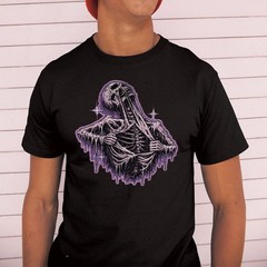 Retro Skeleton Ripping Rip Cage 90s Unisex T-shirt | Skull Lover Gifts for Men