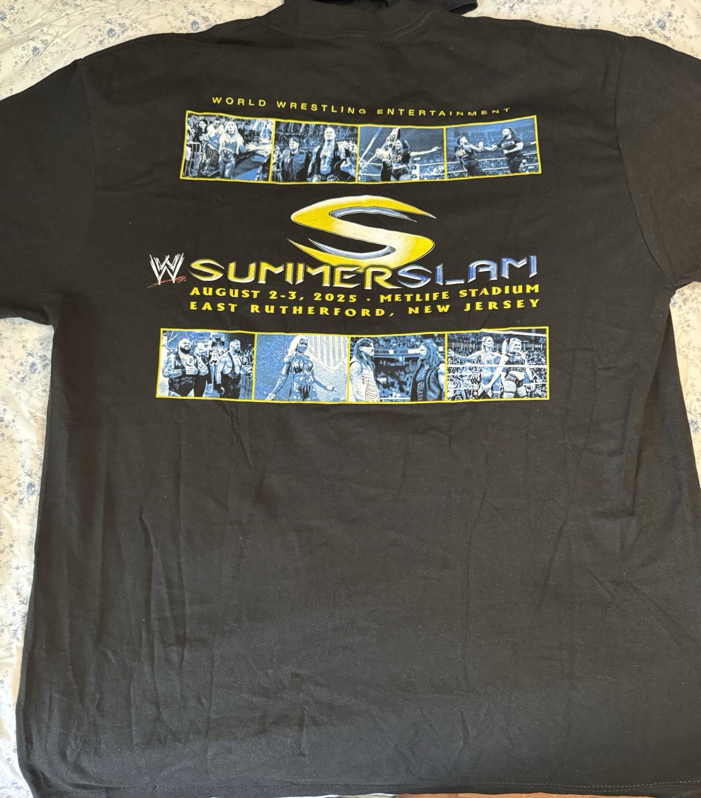 WWF/WWE SummerSlam 2025 Rap Tee Shirt IYKYK Men’s XL gallery