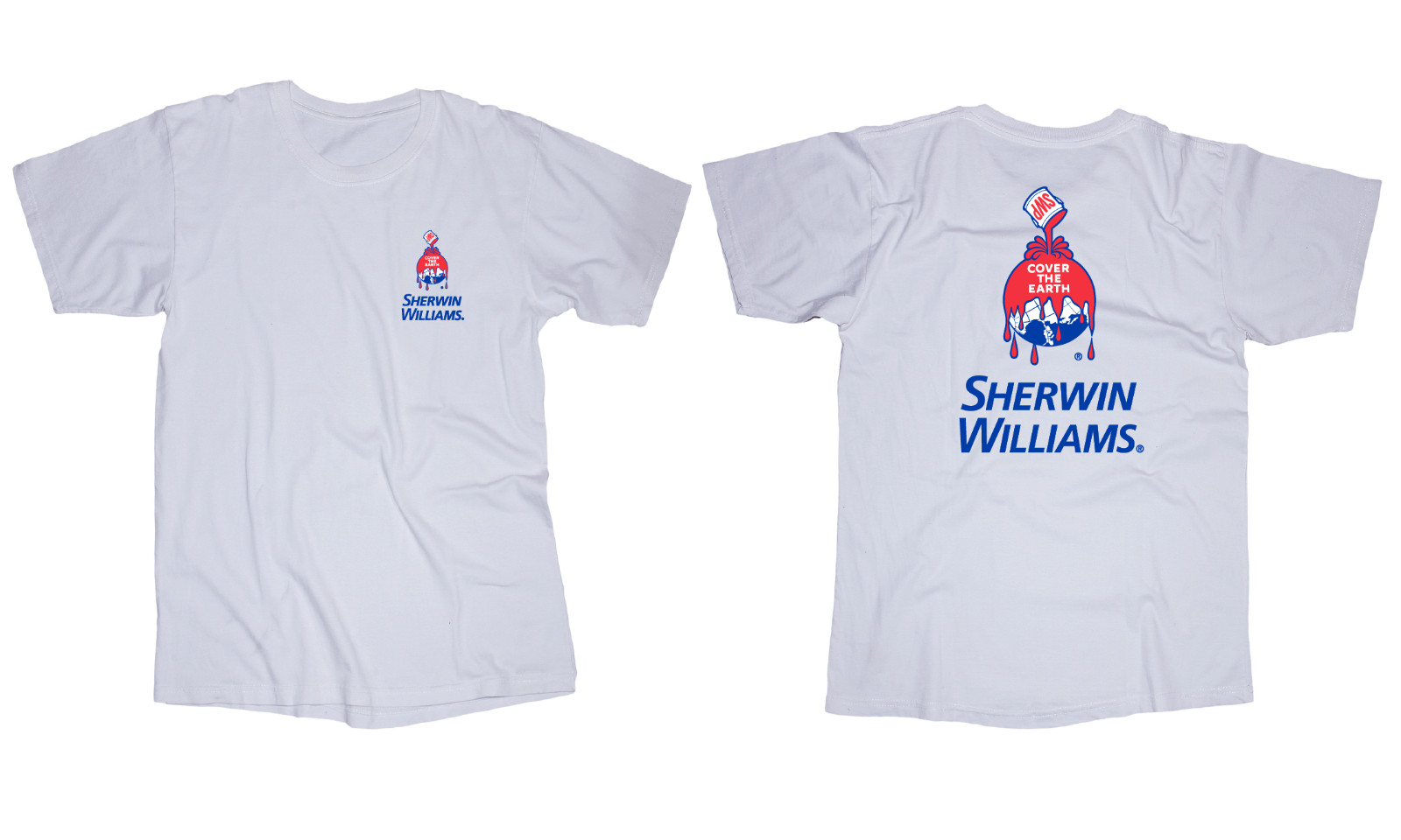 Sherwin Williams white t-shirt painting gallery