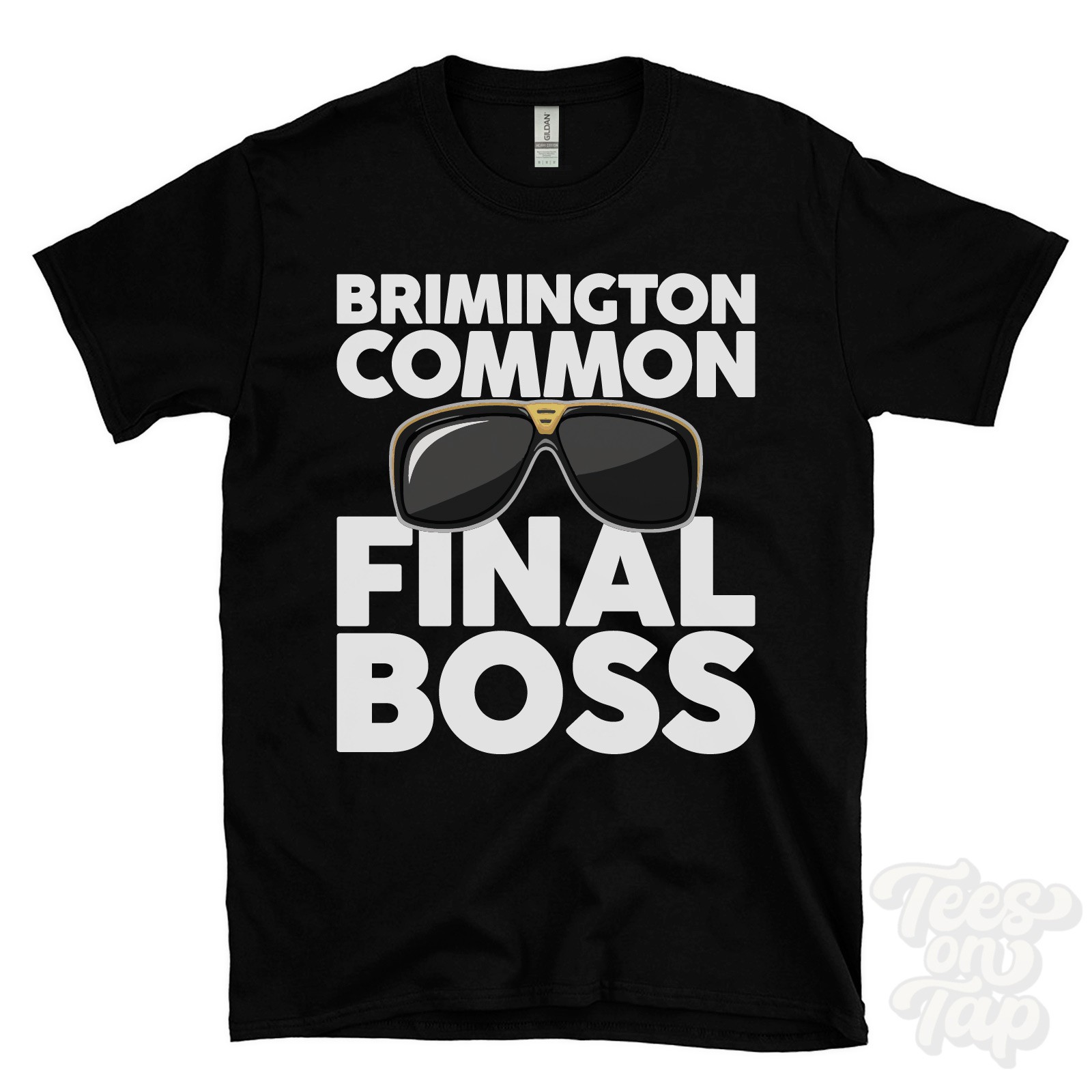 BRIMINGTON COMMON FINAL BOSS T-SHIRT funny xmas gift chesterfield brimington