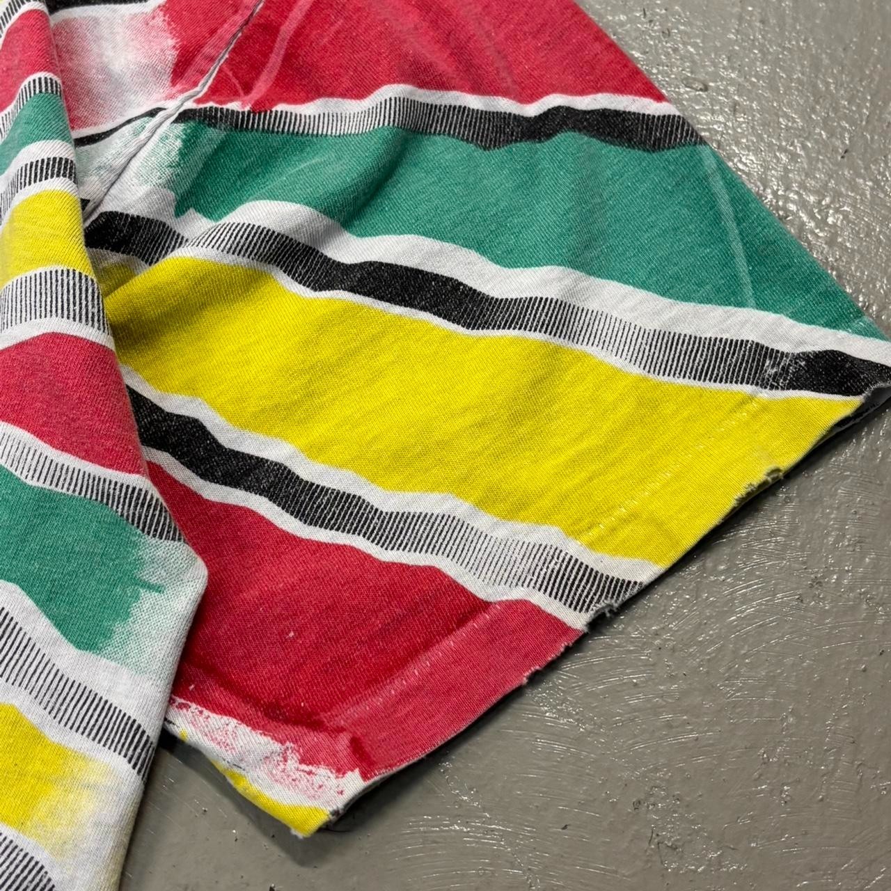 Vintage Bob Marley AOP Positive Vibration Shirt XL Stussy Made In Usa Tie Dye gallery