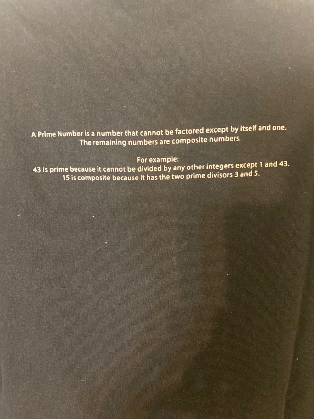 Discovery Channel store t shirt washed black large prime number joke tee gallery