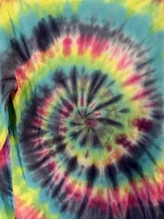 Goodfellow & Co Men’s S Tie-Dye Spiral Multicolor Long Sleeve Crew Neck Tee
