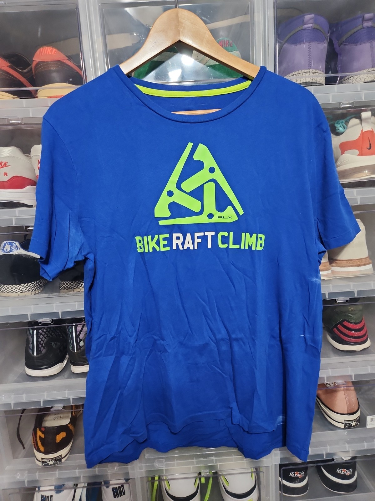 RLX Ralph Lauren Bike Raft Climb T Shirt Large
