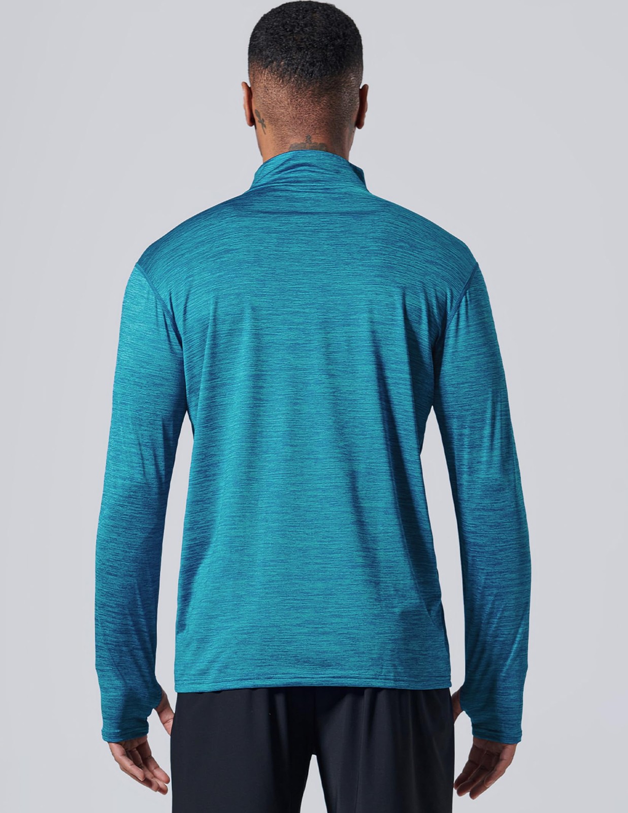 3-Pack Men’s Quarter-Zip Pullover – Lightweight Long Sleeve Athletic Jackets,... gallery