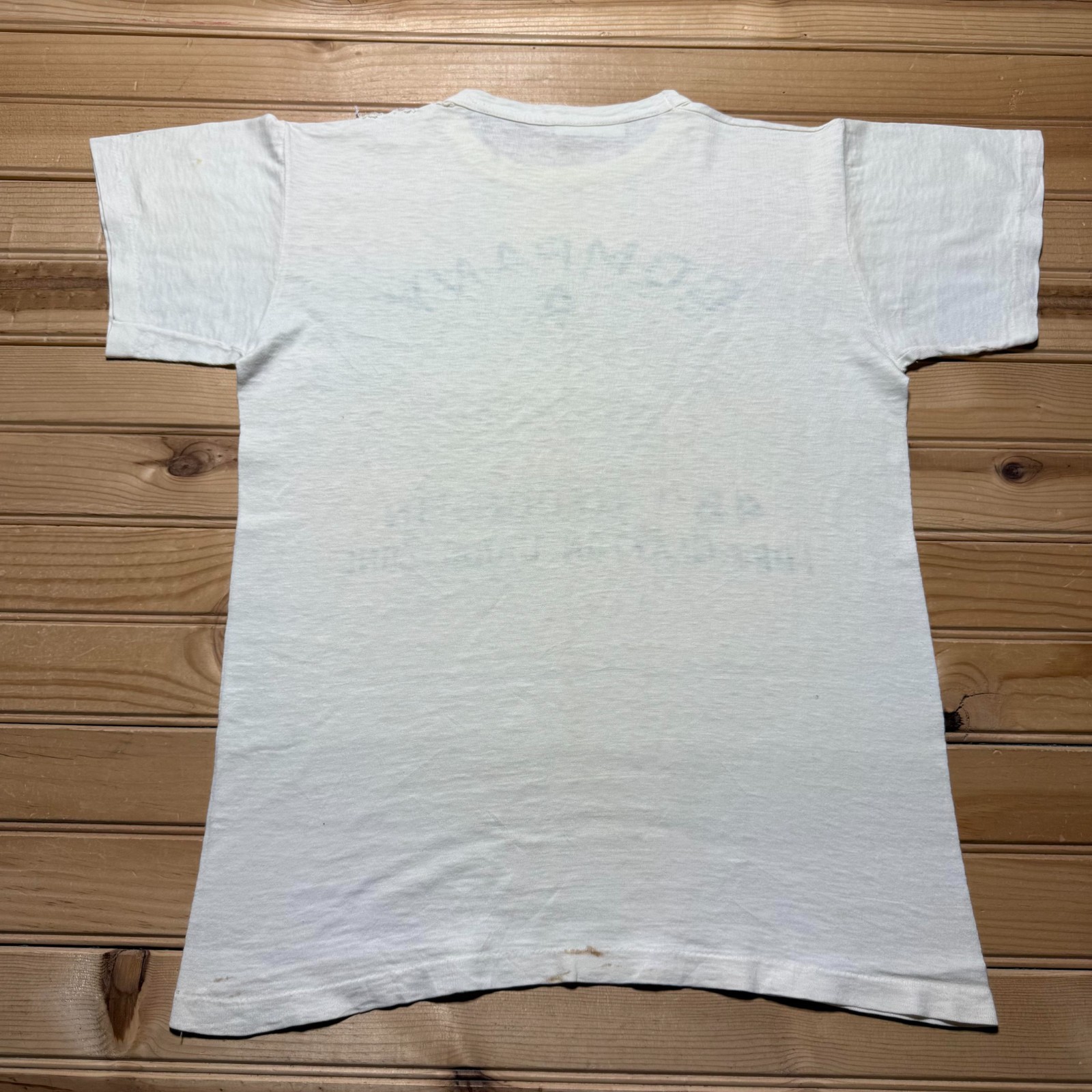 Vintage 50s Company A 45th Recon Bn Fort Clayton Canal Zone T-Shirt - Size Small gallery