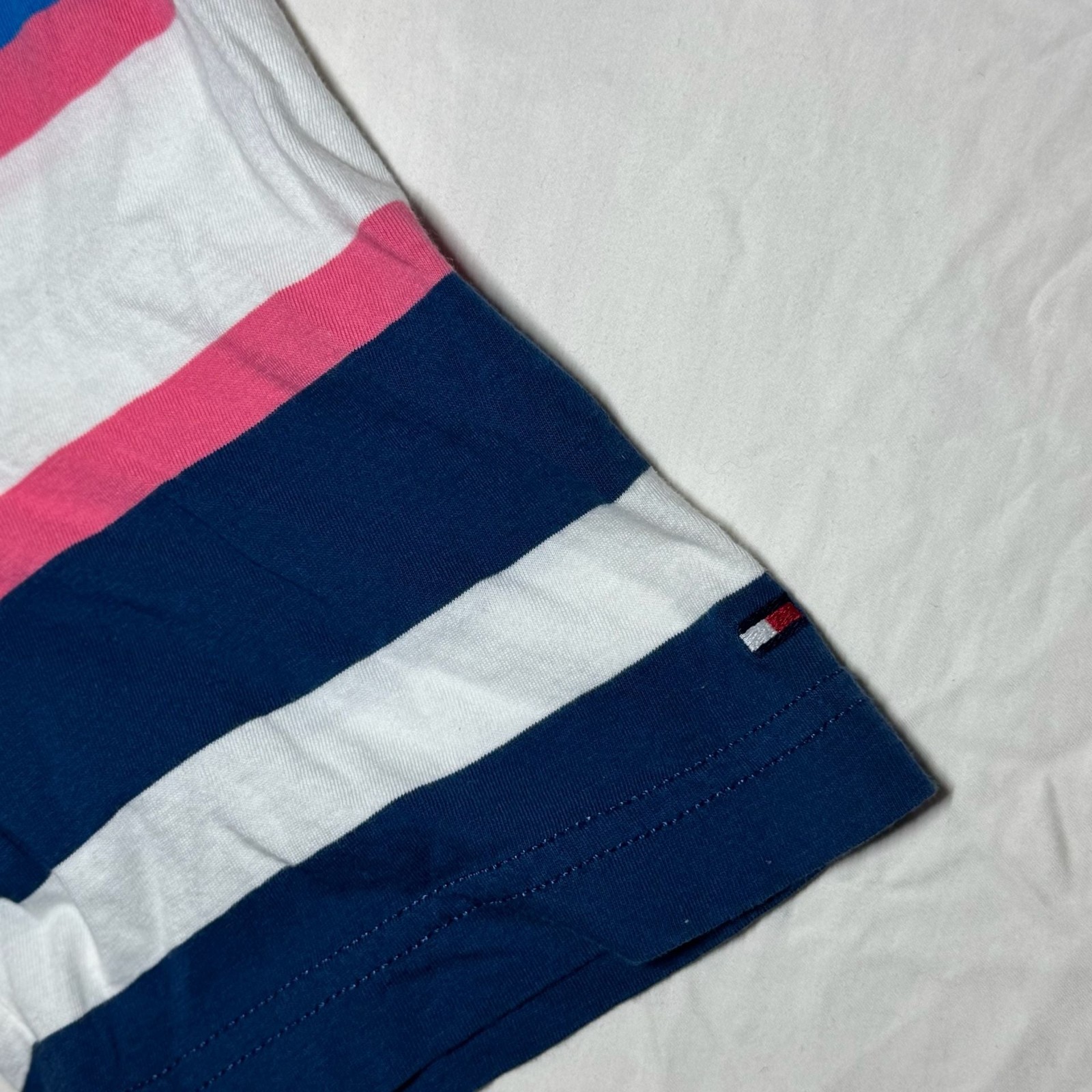 Tommy Hilfiger Multi-Color Horizontal Striped Crewneck T-Shirt gallery
