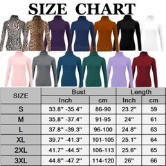Womens Basic Lightweight Turtleneck Long Sleeve Pullover Solid Top High Neck US
