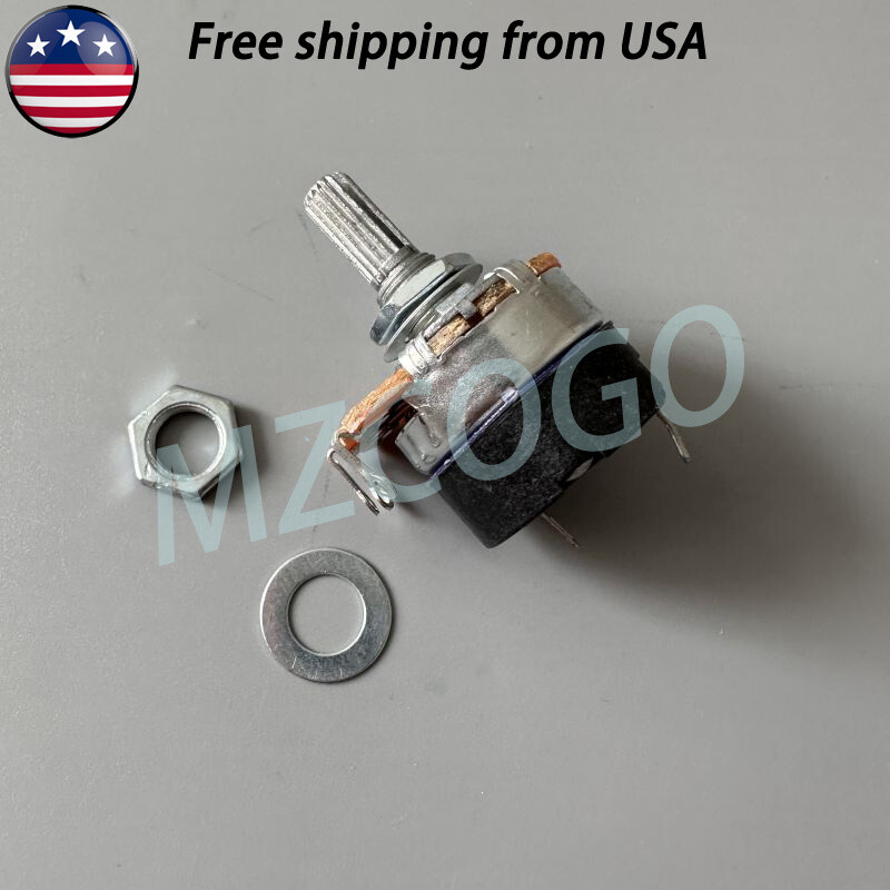 For WH24-2 4K7 with On/Off Switch Lathe Speed Control Potentiometer | US Stock