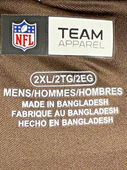 Size 2XL – Cleveland Browns Lightweight Quarter-Zip Crewneck Long Sleeve Shirt