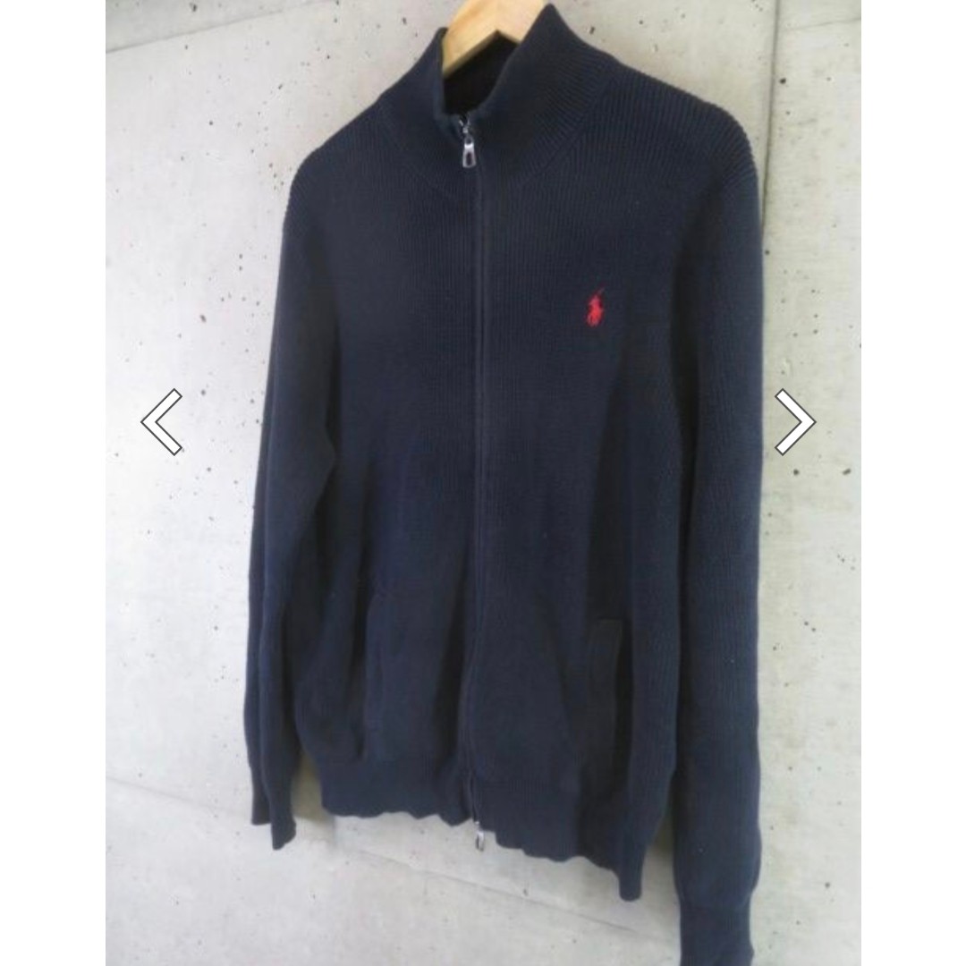 Ralph Lauren Ribbed Cotton Knit Sweater L Japan