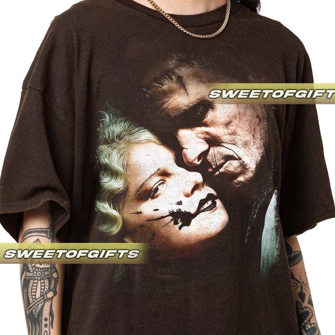 The Bride! Gothic Horror Movie T-Shirt –Jessie Buckley & Christian Bale Film Tee gallery