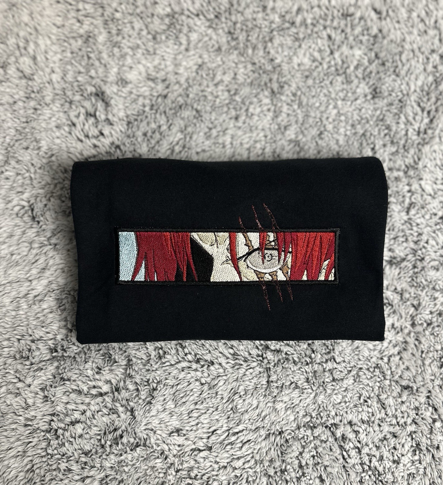 One Piece Shanks Embroidered T-Shirt Size L Anime Manga New with Tags Rare Gift gallery