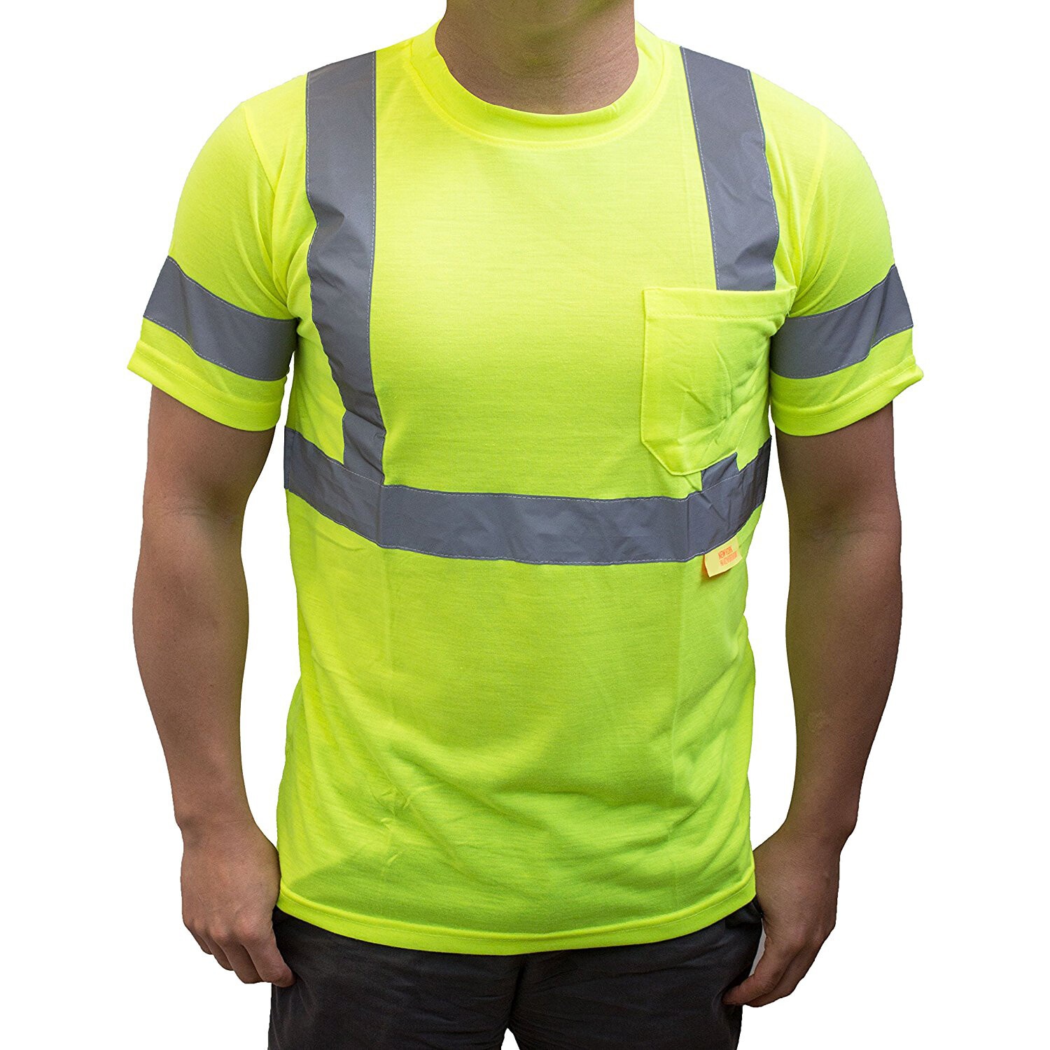 Class 3 Reflective Safety Yellow/ Orange Short Sleeve T-Shirt HIGH VIZ-S9081/2 gallery