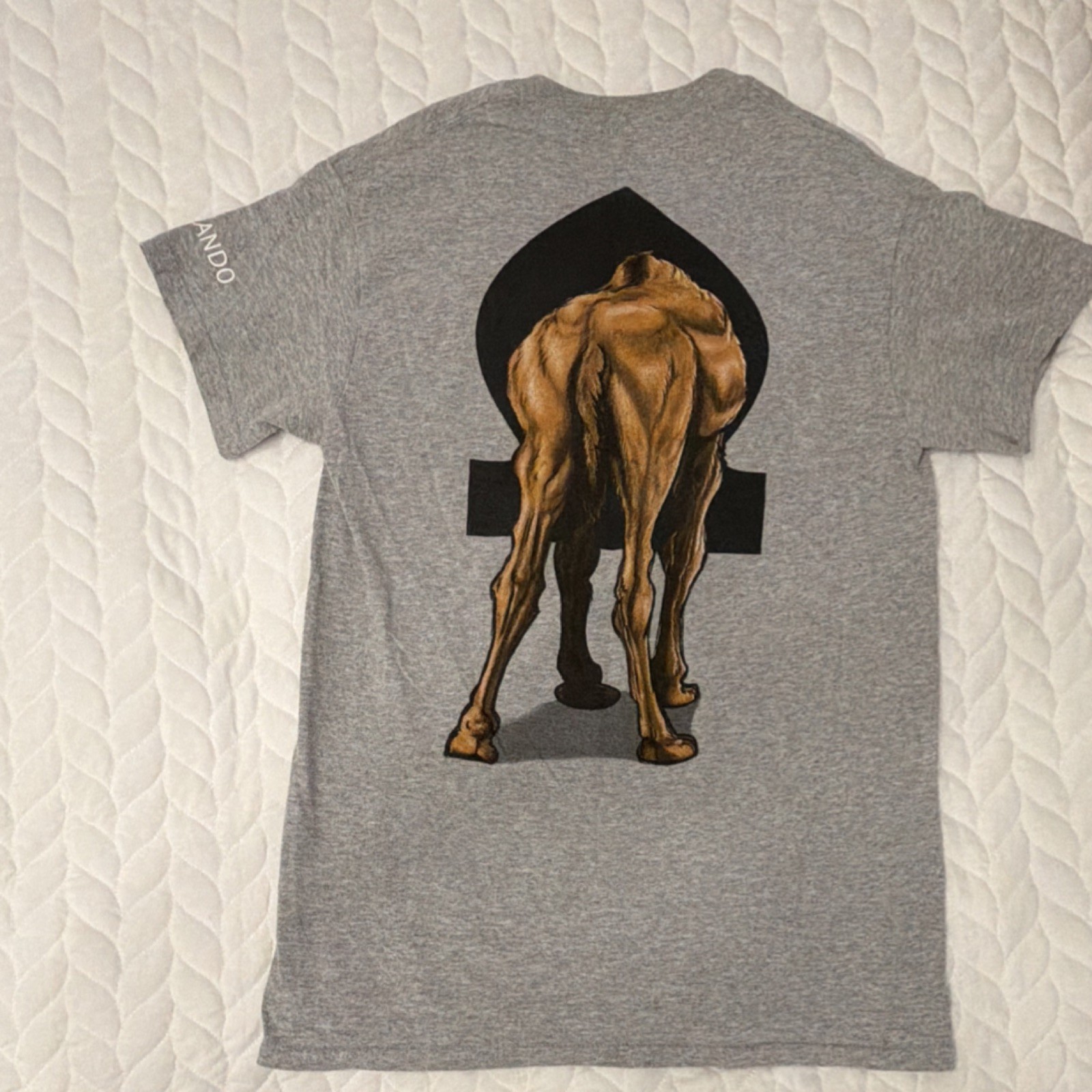 Original Gray Camel Morocco Graphic T-Shirt Men's Crew Neck Short Sleeve Cotton gallery