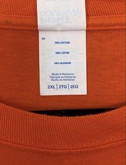 Anderson Speedway IN 75 Years 1948-2011 Orange Crew Neck Cotton Tee – 2XL