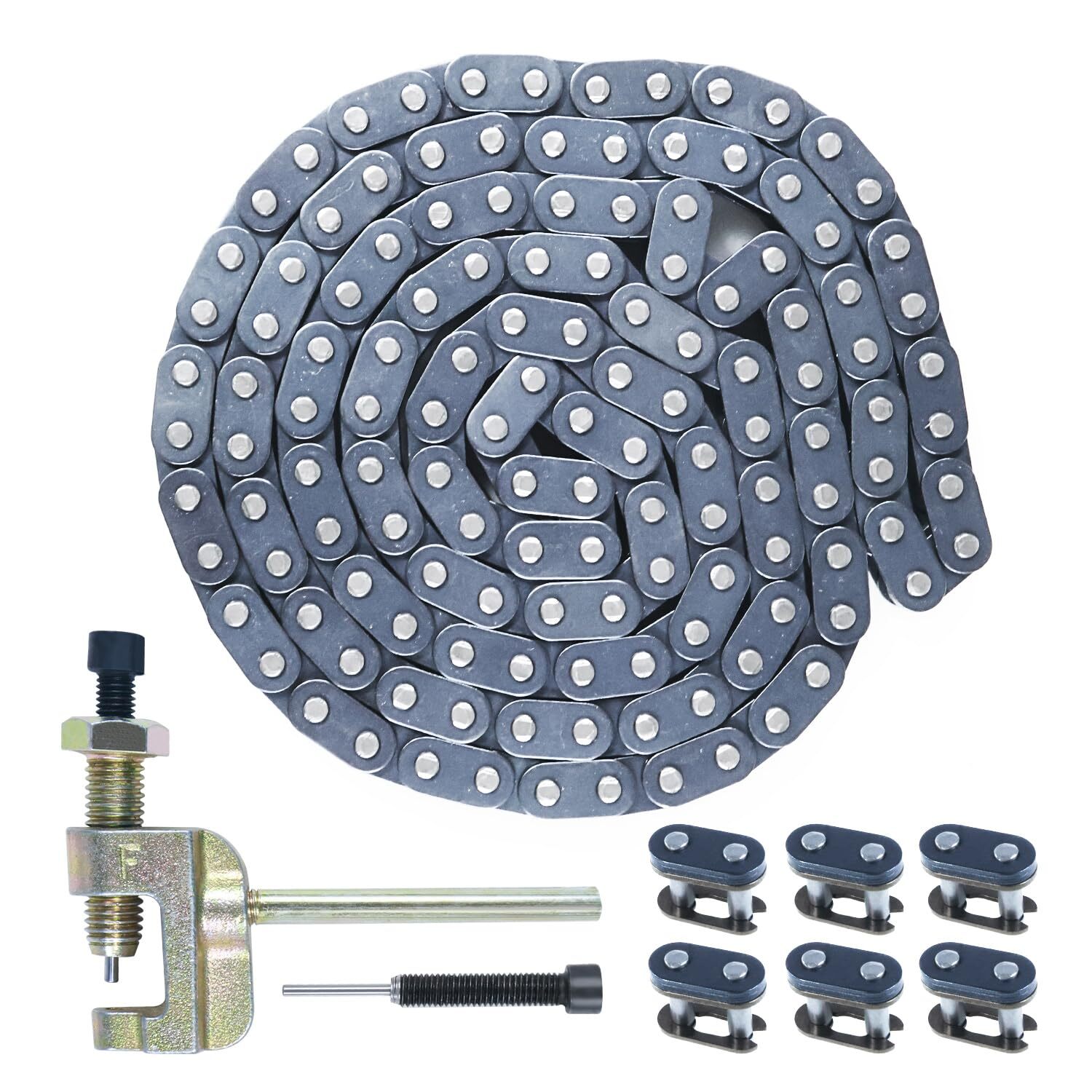 T8F Drive Chain 134 Links with Chain Breaker Kit for 2 Stroke 43cc 47cc 49cc …