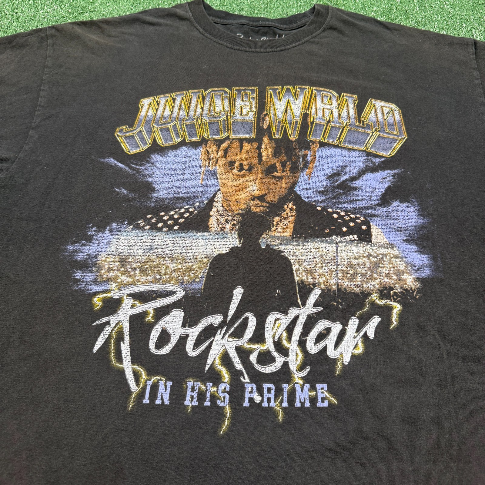 JuiceWrld Graphic T Shirt Men's Size XL Black Short Sleeve Rockstar In His Prime gallery