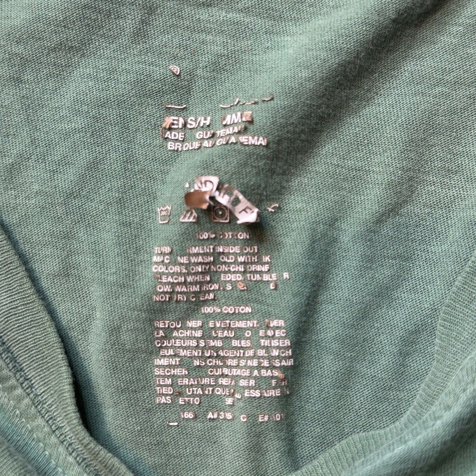 The North Face T-Shirt Mens M Green Long Sleeve Camo Logo NF0A3FQ8 Crewneck gallery