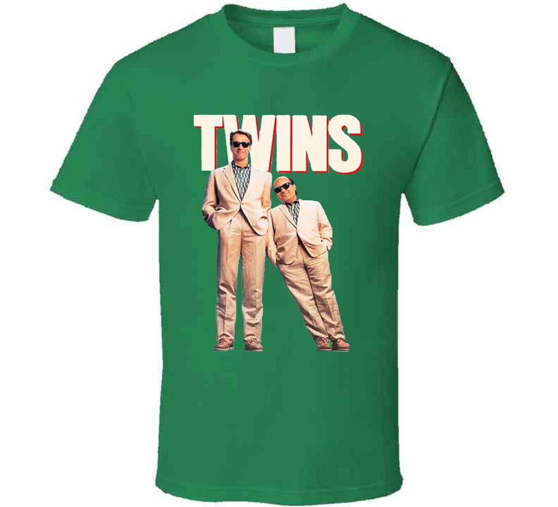 Twins 80's Retro Comedy Schwarzenegger Devito Movie T Shirt gallery