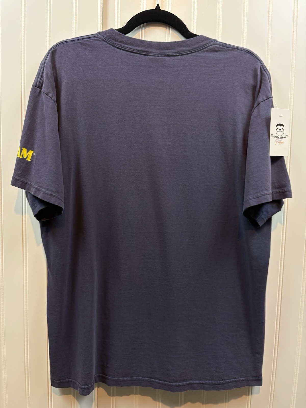 Vintage 2000s SPAM Can T-Shirt Size Large Navy Blue Formal Foods Snack Delta gallery