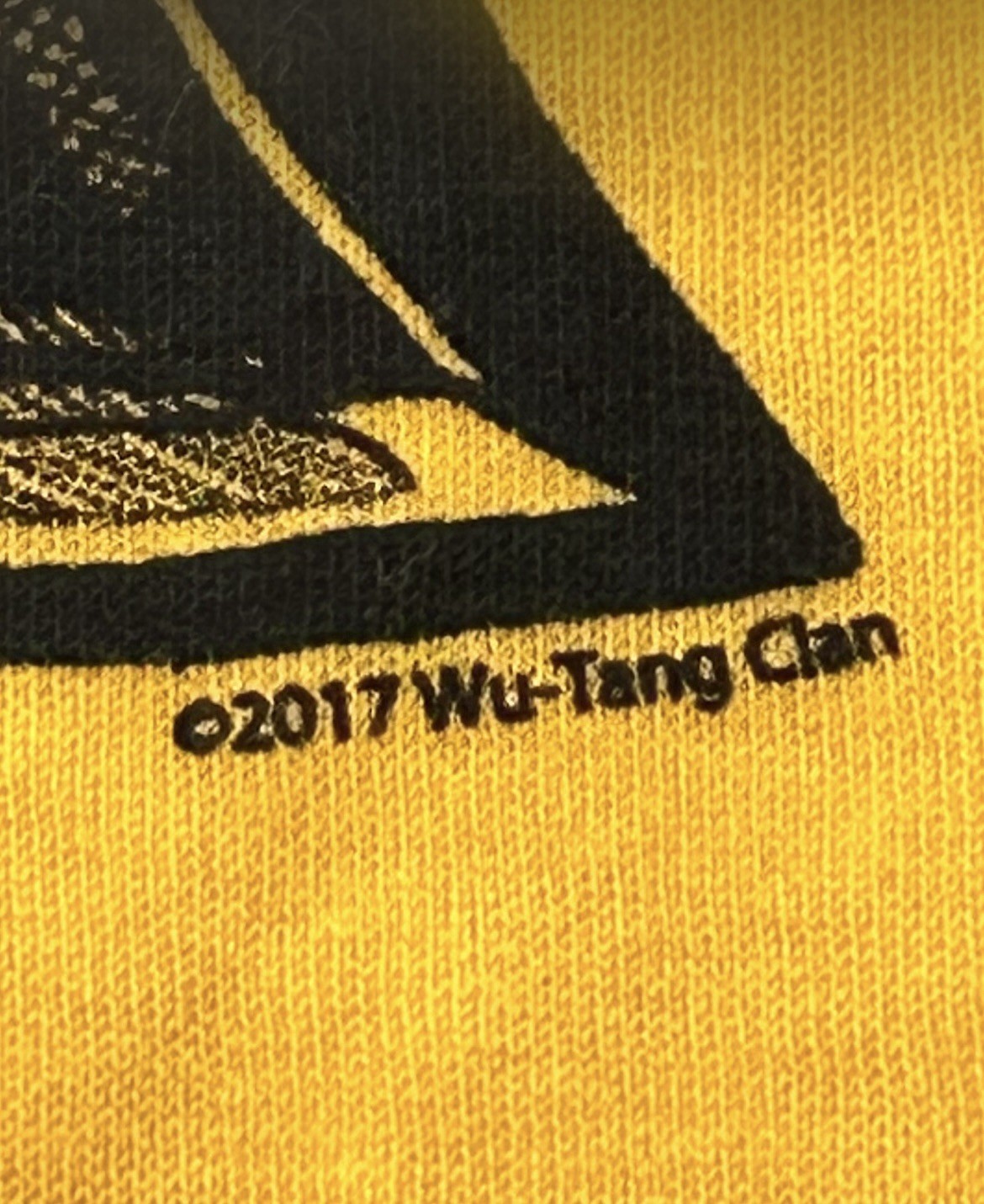 Wu-Tang Clan T-Shirt Graphic Print Rap Tee Yellow Adult Size Large gallery