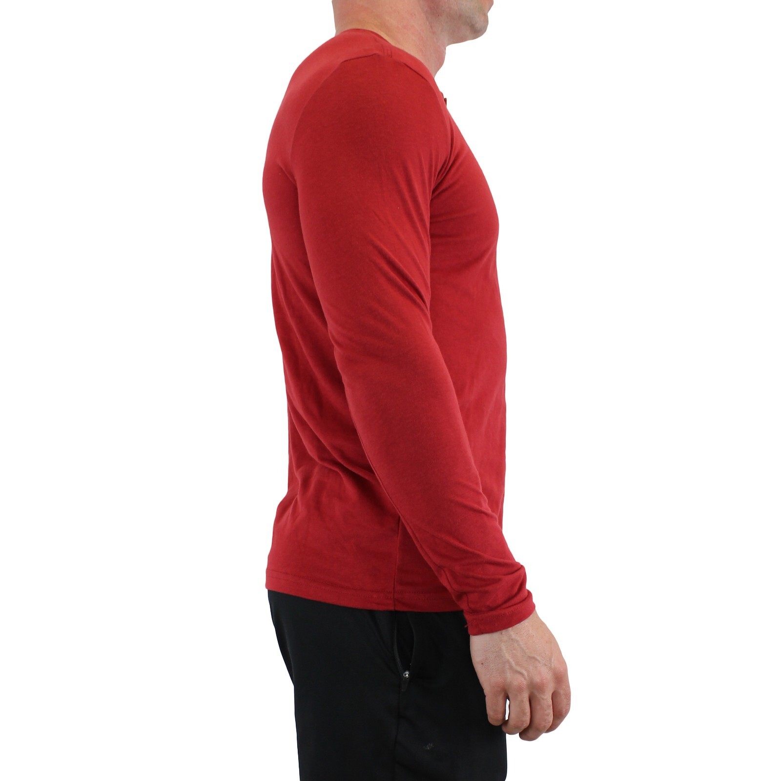True Classic Men's Shirt, Long Sleeve Henley Style Shirt MSRP $35 gallery